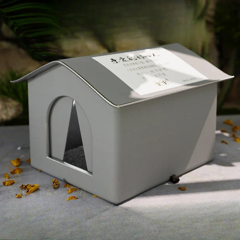Waterproof Warm Cat Dog House, Winter Outdoor Stray