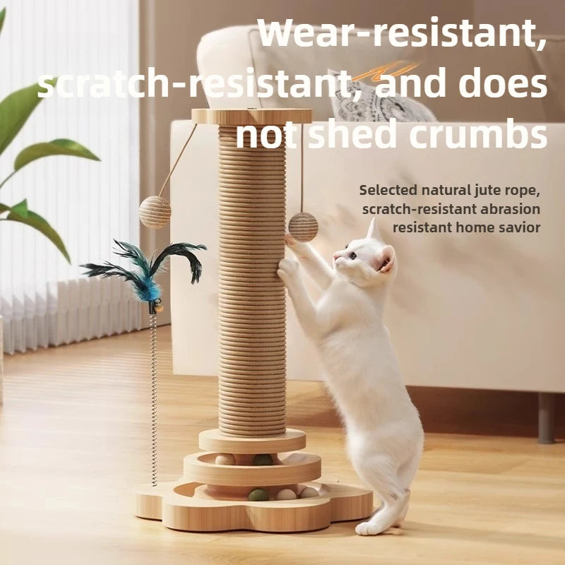 Cat Climbing Frame Integrated Wear Resistant Ball Cat-teaser