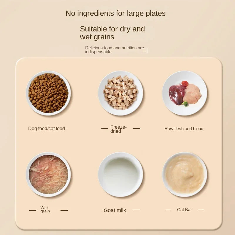 Dog Feeder Cat Automatic Feeding Water Bowl with Timer Pet Food