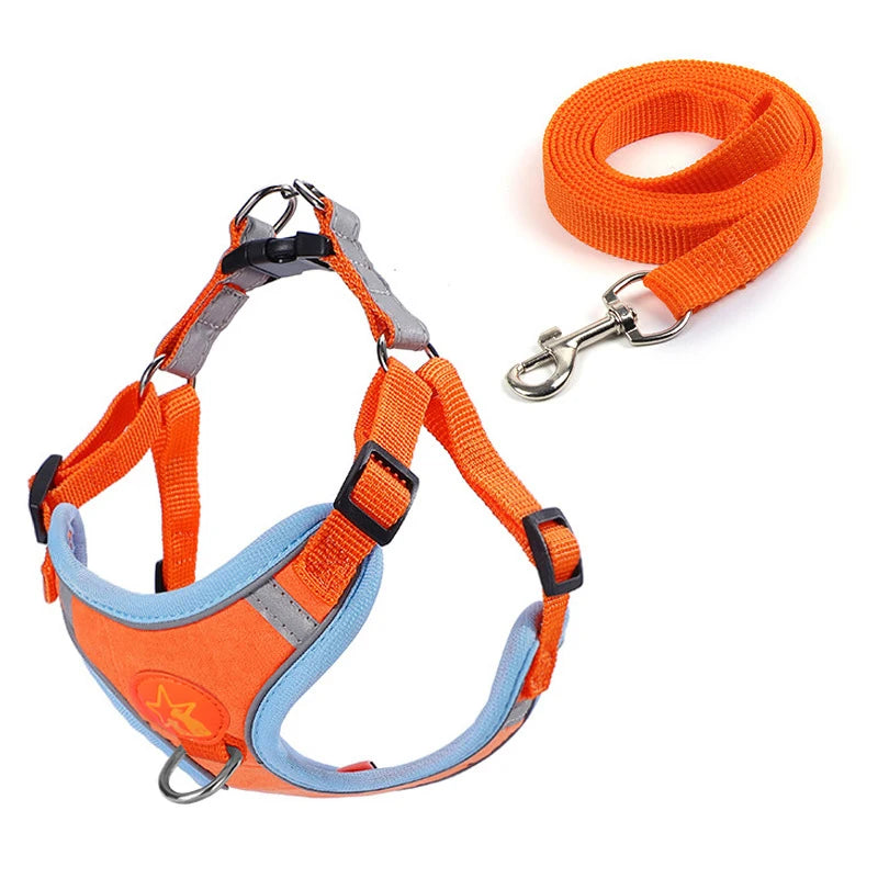 Adjustable Soft Padded Pet Vest Reflective Adjustable Puppy