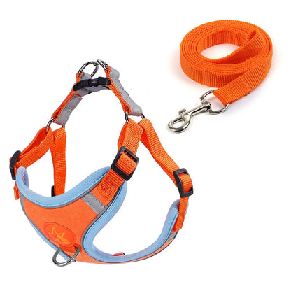 Adjustable Soft Padded Pet Vest Reflective Adjustable Puppy