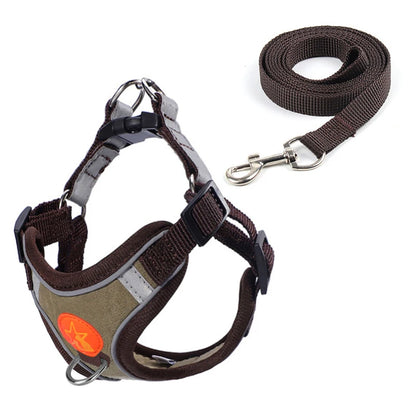 Adjustable Soft Padded Pet Vest Reflective Adjustable Puppy