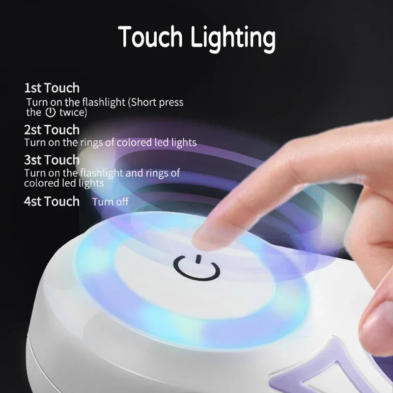 LED Retractable Dog Leash with light for Puppies