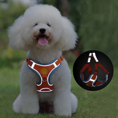 Adjustable Soft Padded Pet Vest Reflective Adjustable Puppy