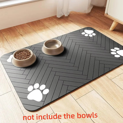 S（little kitten ）、M、L bsorbent Pet Feeding Mat, Waterproof