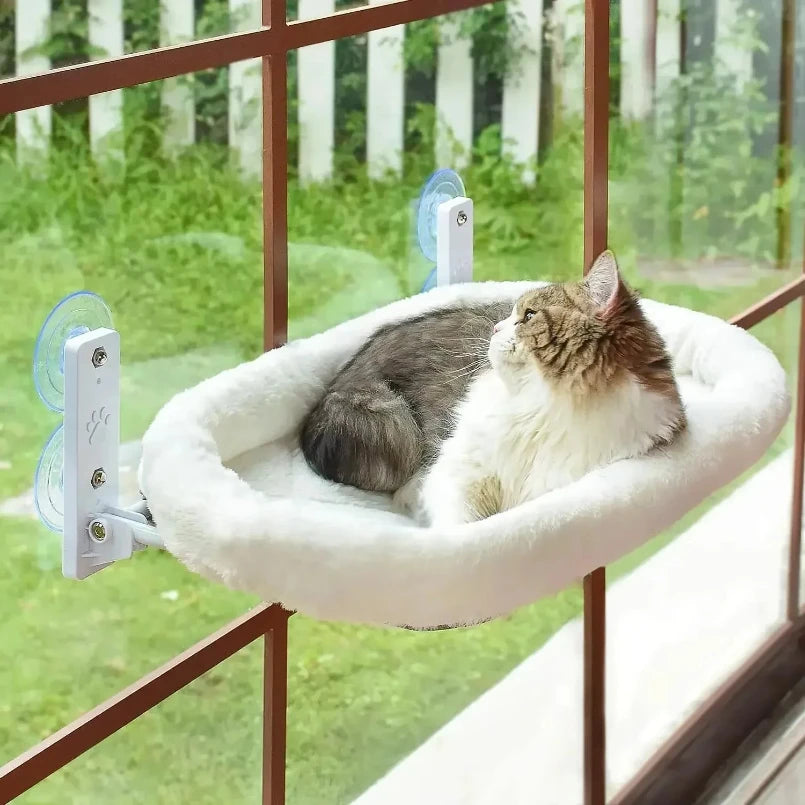 Cat Hammock Window Habitat Cat Sunbathing Glass Hanging