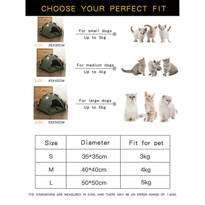Pet Tent Bed Cats House Supplies Products Accessories