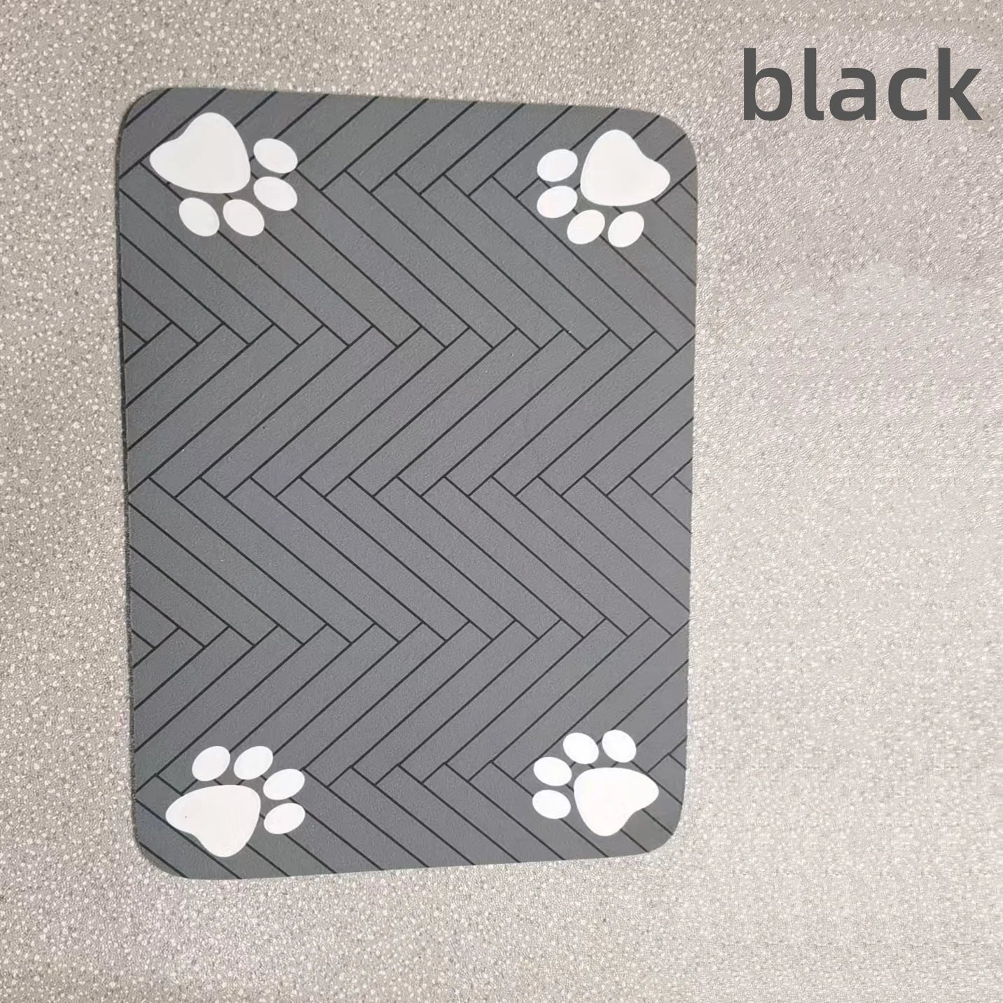 S（little kitten ）、M、L bsorbent Pet Feeding Mat, Waterproof