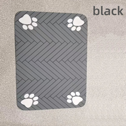 S（little kitten ）、M、L bsorbent Pet Feeding Mat, Waterproof