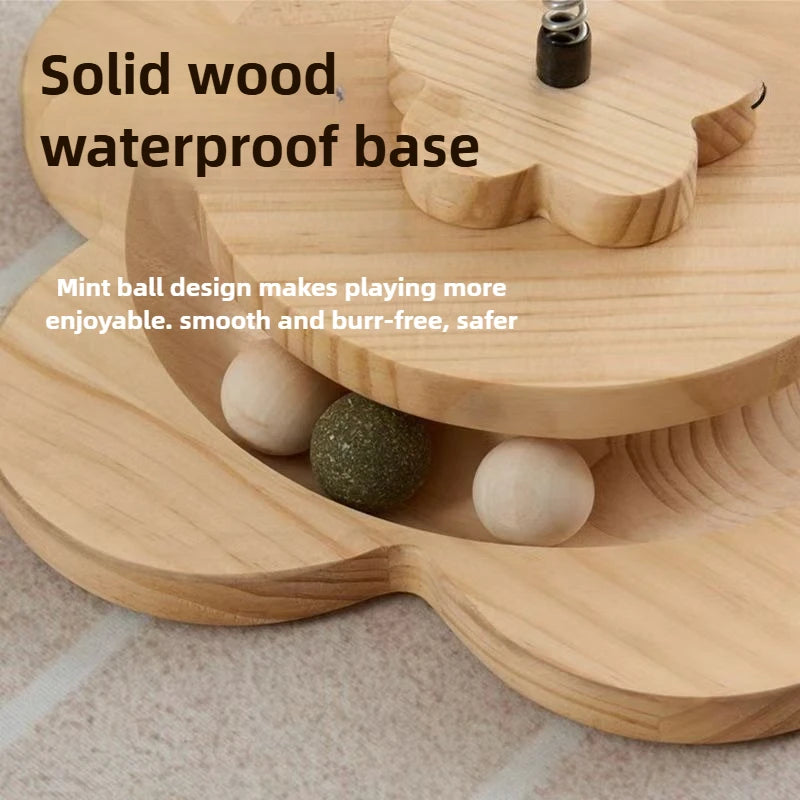 Cat Climbing Frame Integrated Wear Resistant Ball Cat-teaser