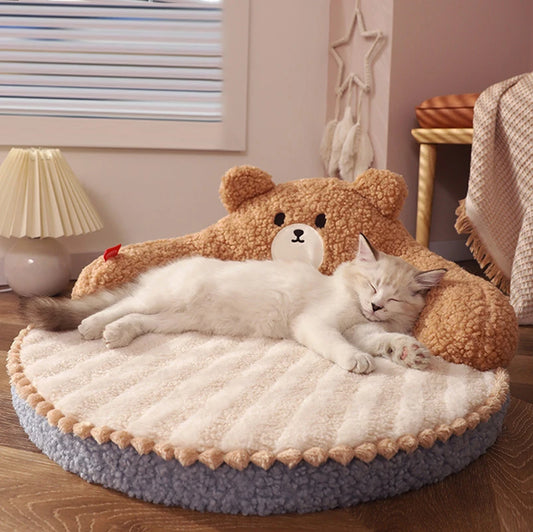 HOOPET Winter Cat Bed Pet Pad Cushion for Small Medium