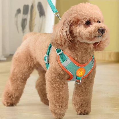 Adjustable Soft Padded Pet Vest Reflective Adjustable Puppy