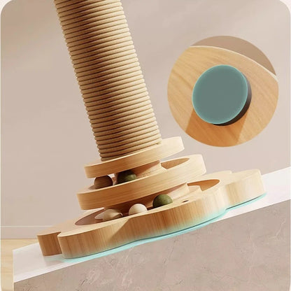 Cat Climbing Frame Integrated Wear Resistant Ball Cat-teaser