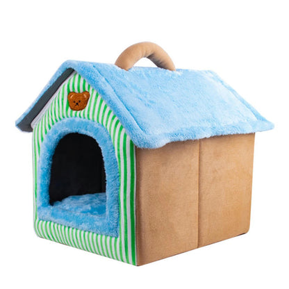 Foldable Pet House Removable Washable Cat House